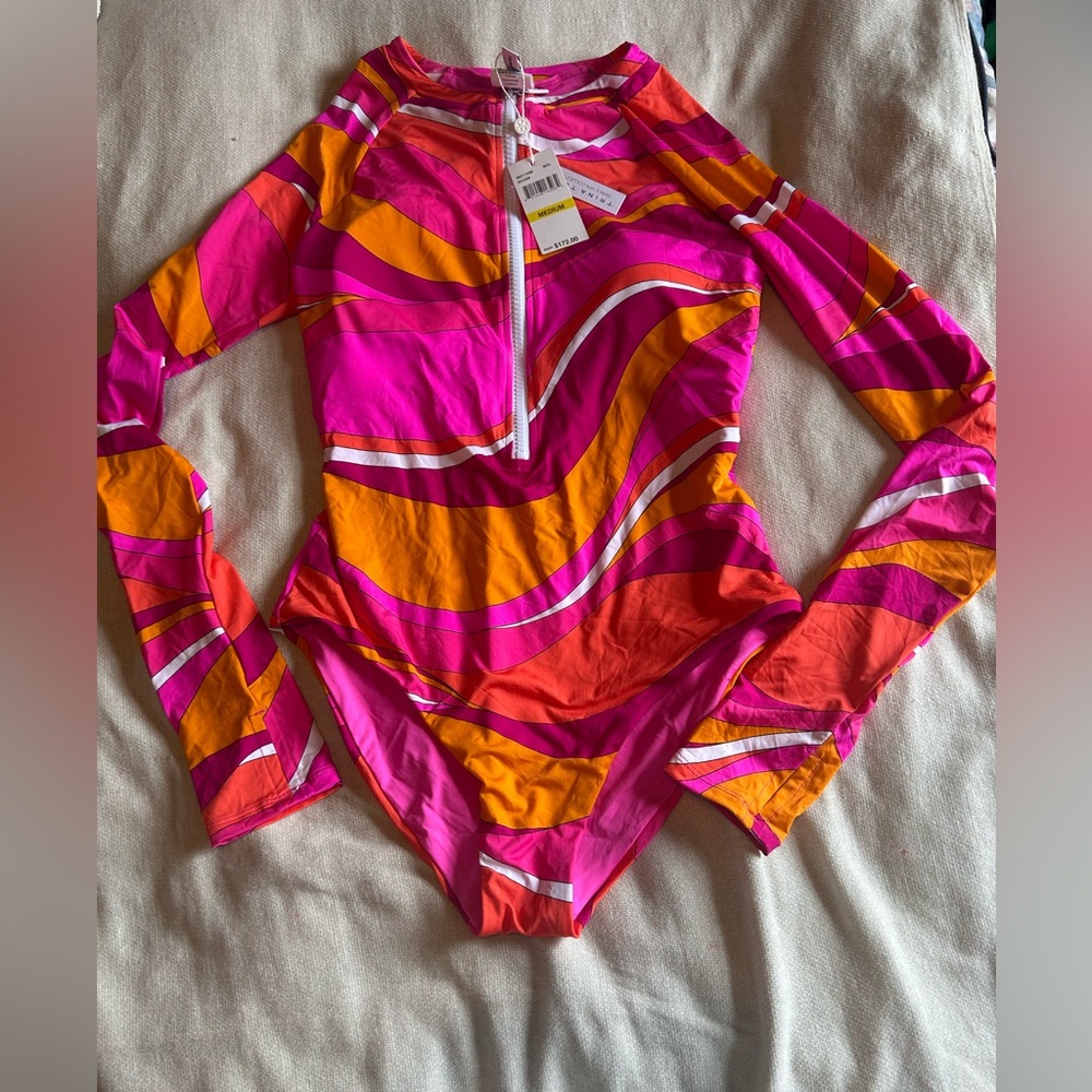 Trina Turk one piece swimsuit size Medium NWT